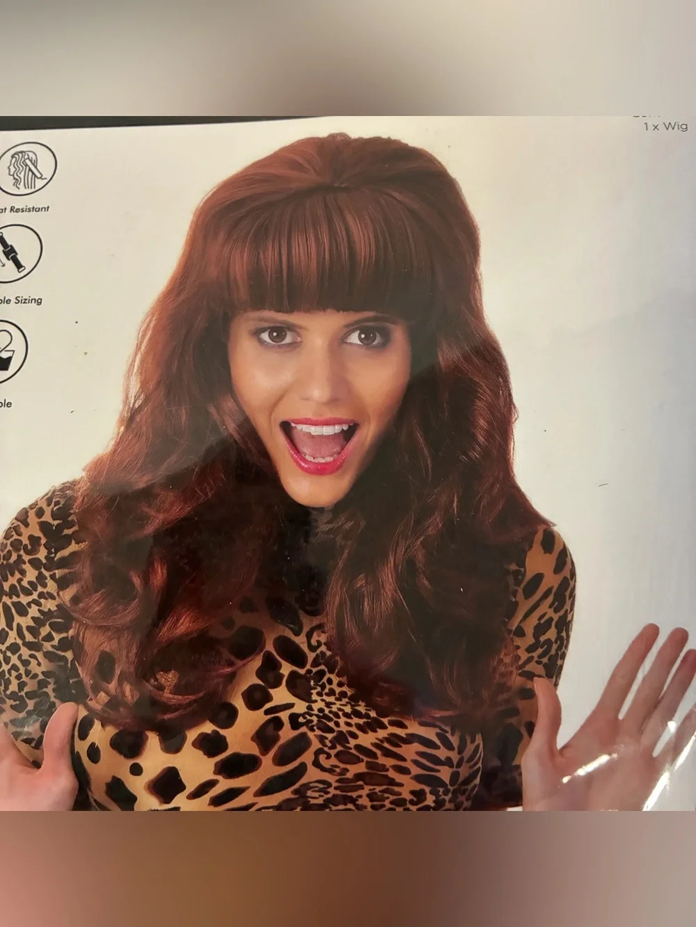 Halloween Costume 'Married to Peggy' Women's Wig - Rich Auburn